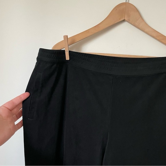 J. Jill Wearever Smooth-fit Faux-suede Slim-Leg Pant Black Size 2X Office Pant - Picture 3 of 5